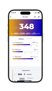 Interface de l'application On Piste